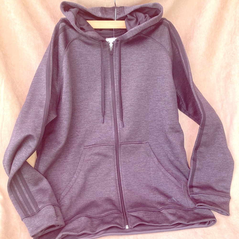 Adidas Hooded Zip up Sweatshirt